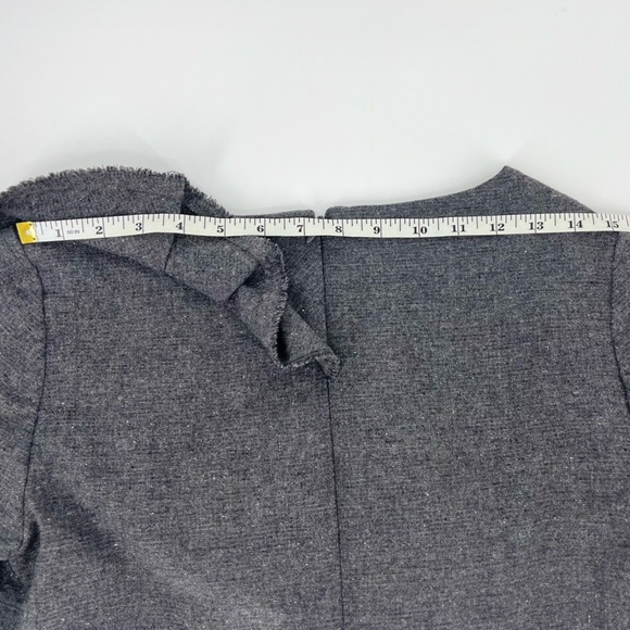 BANANA REPUBLIC Business Casual Grey Blouse Size 4. - Picture 11 of 12